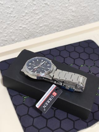 Reloj CURREN Hombre Cronógrafo Azul/Plata