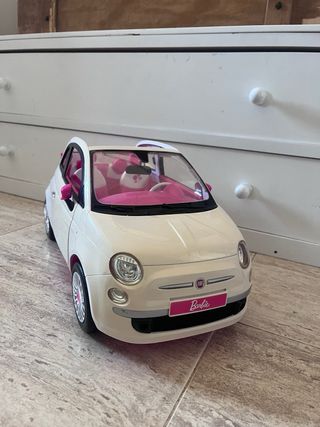 Coche Barbie Rosa y Blanco