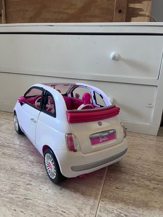 Coche Barbie Rosa y Blanco