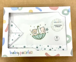 Juego sábanas cuna 3 piezas bebé