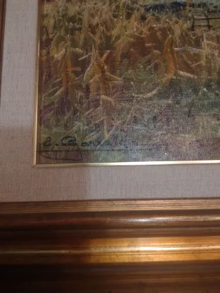 Óleo Elías Garralda 60x68cm