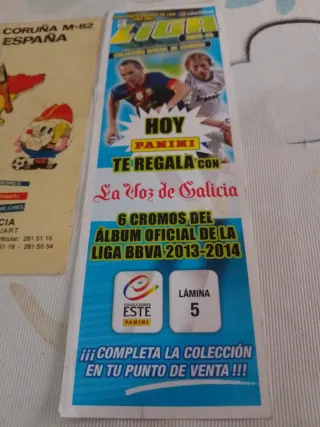 Figuras coleccionables Panini La Voz de Galicia