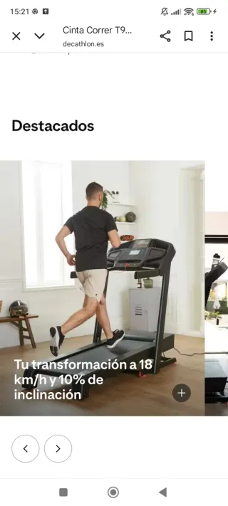 Tapis roulant DOMYOS T900D 18 km/h