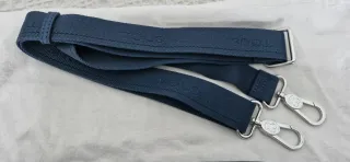 Bolso maletín Tous azul y plateado