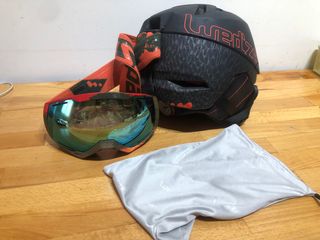 Casco de esquí Wedze con gafas