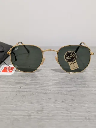 Occhiali da sole Ray-Ban Hexagonal Oro/Verde