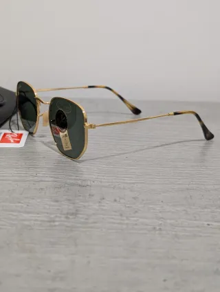 Occhiali da sole Ray-Ban Hexagonal Oro/Verde
