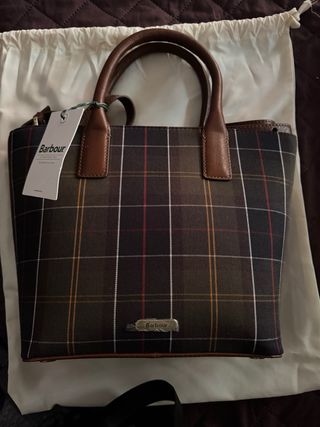 Bolso Barbour Tartán Tote Multicolor