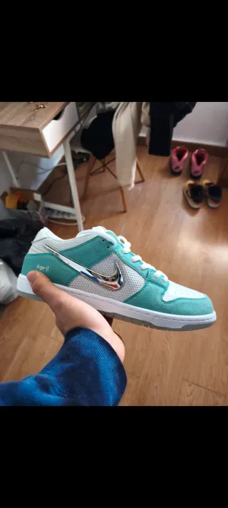 Nike Dunk SB Teal White Talla 46
