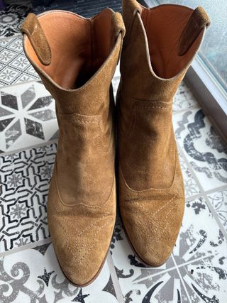 Botines piel ante Sézane T40