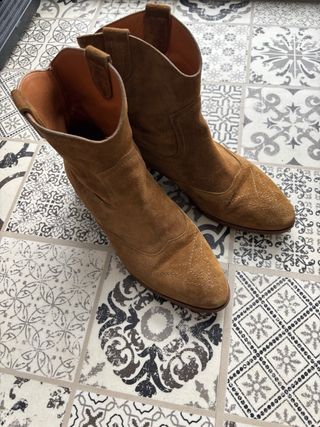 Botines piel ante Sézane T40