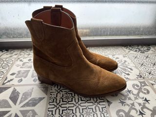 Botines piel ante Sézane T40