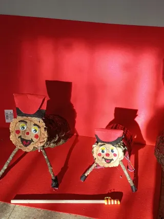 Caganer de madera artesanal