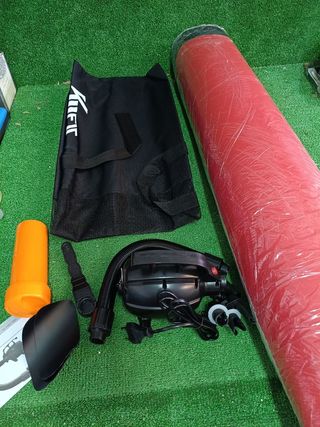 KM Fit Esterilla Fitness Inflable de 3m + inflador