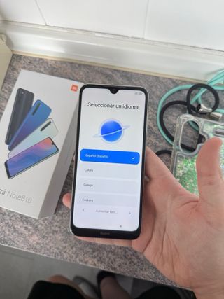 Xiaomi Redmi Note 8T con scatola e custodia regalo