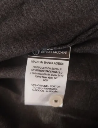 Polo Sergio Tacchini Gris Talla S