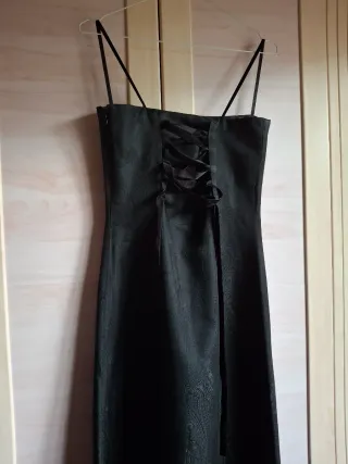 Vestido de fiesta negro largo