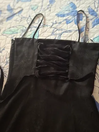 Vestido de fiesta negro largo