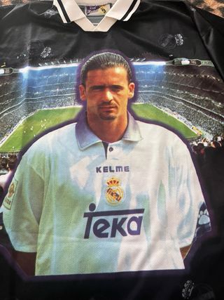 Camiseta fútbol Real Madrid vintage 90s
