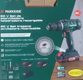 Taladro Atornillador Parkside 20V
