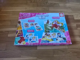 Puzzle Disney Princess Superpack 4 en 1