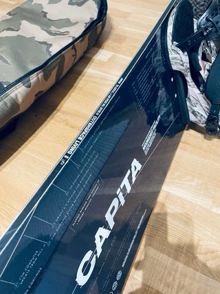 Tabla snowboard Capita + Fijaciones