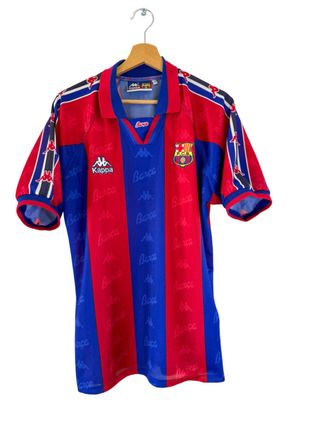 Camiseta Fútbol Retro Kappa Barça 1996/1997