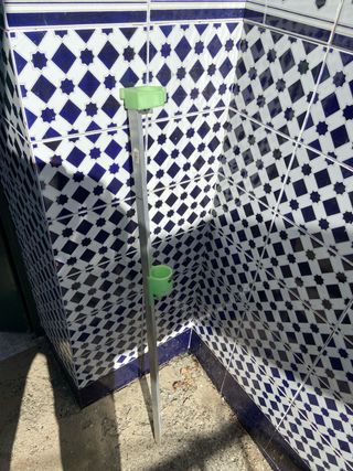 Pincho de pesca con soportes