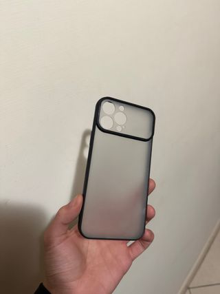 Set 2 Cover iPhone 13 Pro Max - Nera Opaca e trasp