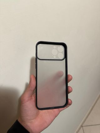 Set 2 Cover iPhone 13 Pro Max - Nera Opaca e trasp