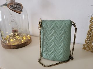 Borsetta Pinko trapuntata verde