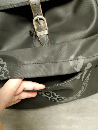 Zaino Krizia vintage nero con stampa