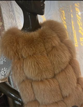 Chaleco pelo natural zorro S/M