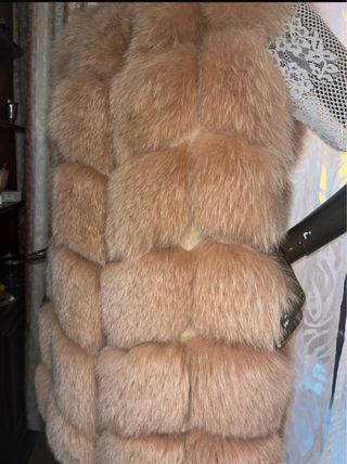 Chaleco pelo natural zorro S/M