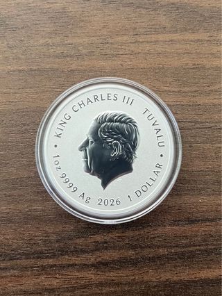 Stranger Things Moneda Plata 1 oz 999