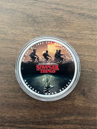 Stranger Things Moneda Plata 1 oz 999