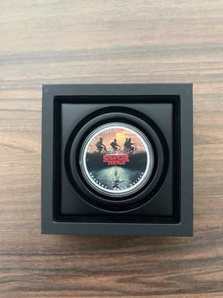 Stranger Things Moneda Plata 1 oz 999