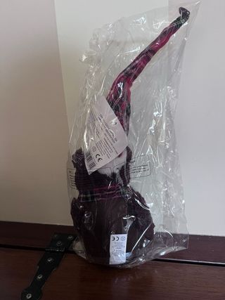 Orsetto natalizio in peluche a quadri