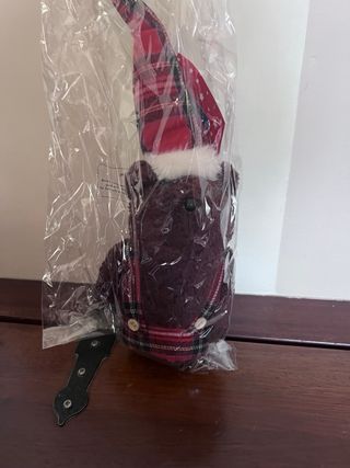 Orsetto natalizio in peluche a quadri