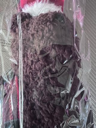 Orsetto natalizio in peluche a quadri