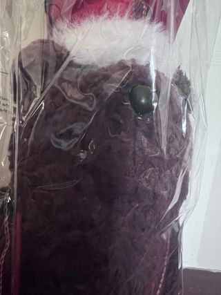 Orsetto natalizio in peluche a quadri