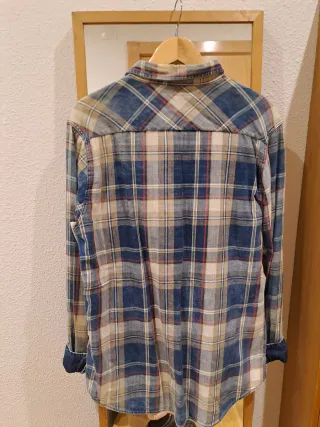 Camisa cuadros Zara hombre XL