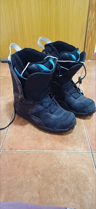 Botas Snowboard Wedze Talla 43 Negras/Azules