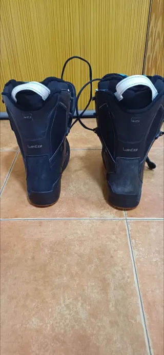 Botas Snowboard Wedze Talla 43 Negras/Azules