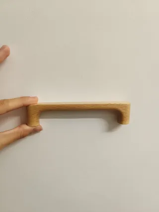 15 unidades Tirador de madera para puertas/muebles