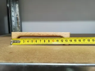 15 unidades Tirador de madera para puertas/muebles