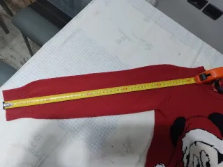 Maglione Natale Disney Topolino Rosso