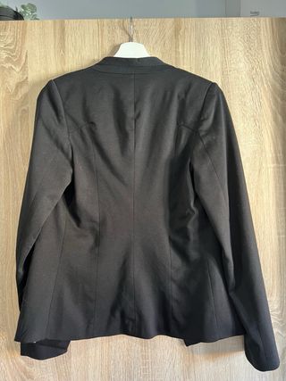 Chaqueta negra traje mujer