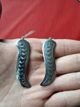 Pendientes Plata maciza,artesanos, Diseño unico.