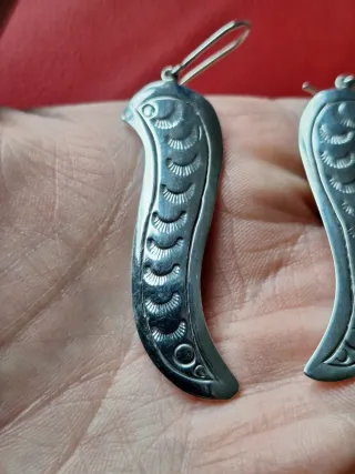 Pendientes Plata maciza,artesanos, Diseño unico.